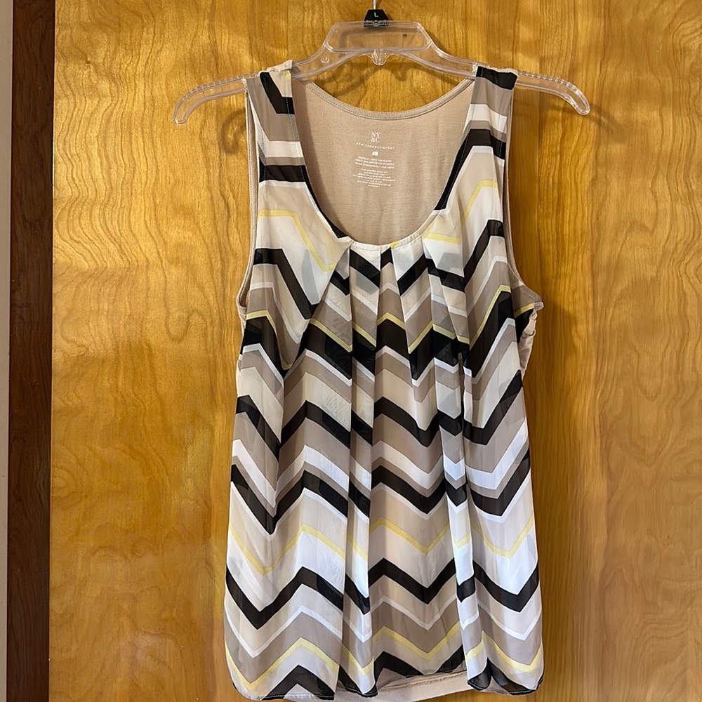 NY&Co. Chevron Striped Tank